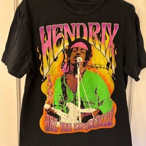 Gildan Black T-Shirt with Colorful Graphic